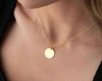 Dainty 18K Gold Over Sterling Silver Necklace: Elegant Women's Jewelry