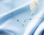 Dainty Sterling Silver Evil Eye Bracelet: Protection Jewelry