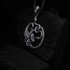 Sterling Silver Medusa Pendant Necklace: Greek Mythology Jewelry Gift