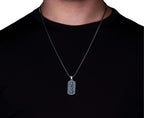 Sterling Silver Three Wise Skulls Necklace: Gothic Pendant Jewelry   Charmora Jewelry