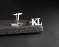 Personalized Sterling Silver Cufflinks, Handmade Wedding Gift   Charmora Jewelry