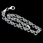 925 Sterling Silver Men’s Bracelet with Zircon Stone – Durable Chain Gift for Him   Charmora Jewelry