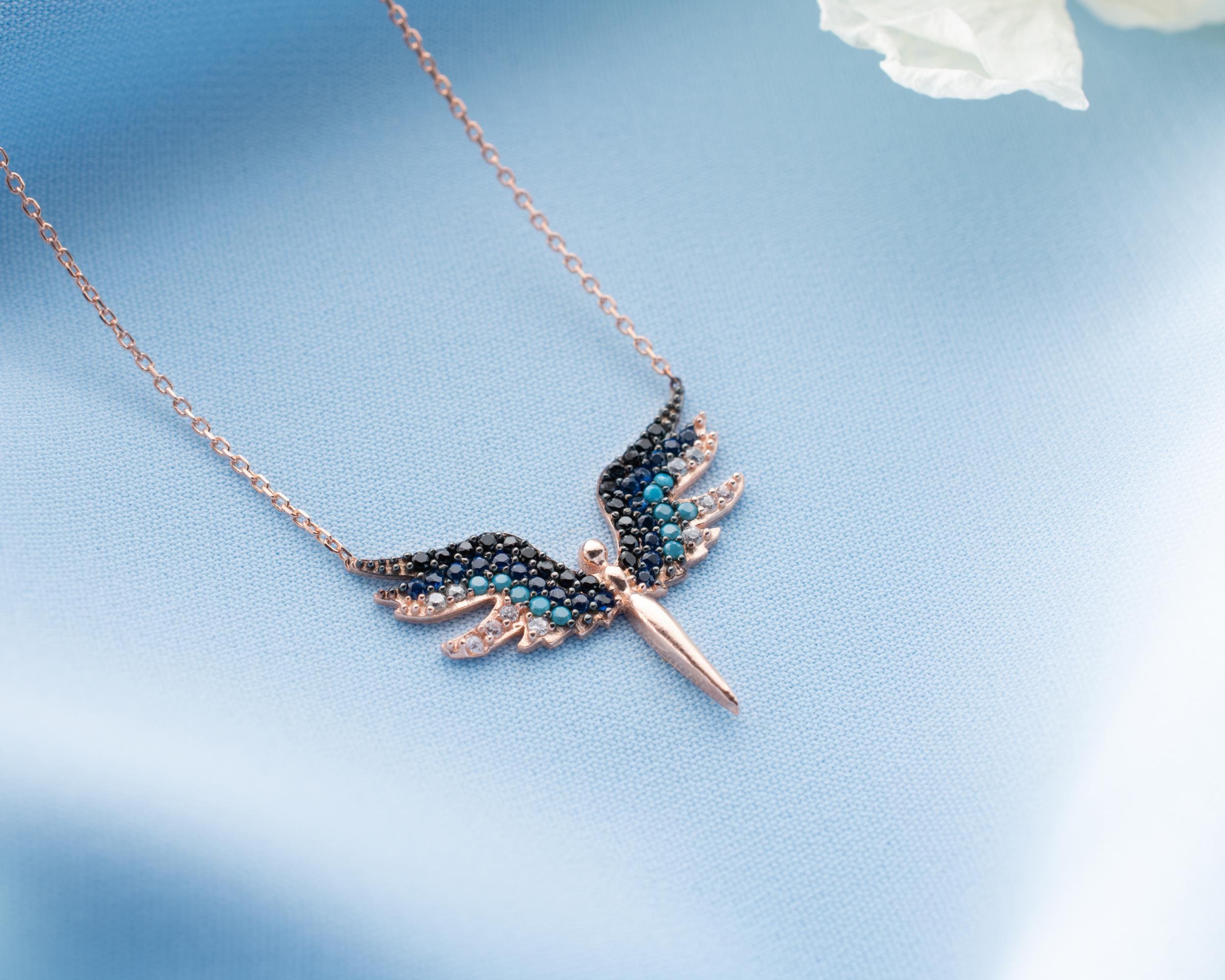 Collier Archange Michel en Argent Sterling : Ailes d'Ange Gardien