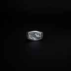 Sterling Silver Michelangelo Ring: Renaissance Art, Hand of God   Charmora Jewelry