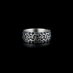 Sterling Silver Trinity Knot Ring: Celtic Band Jewelry   Charmora Jewelry