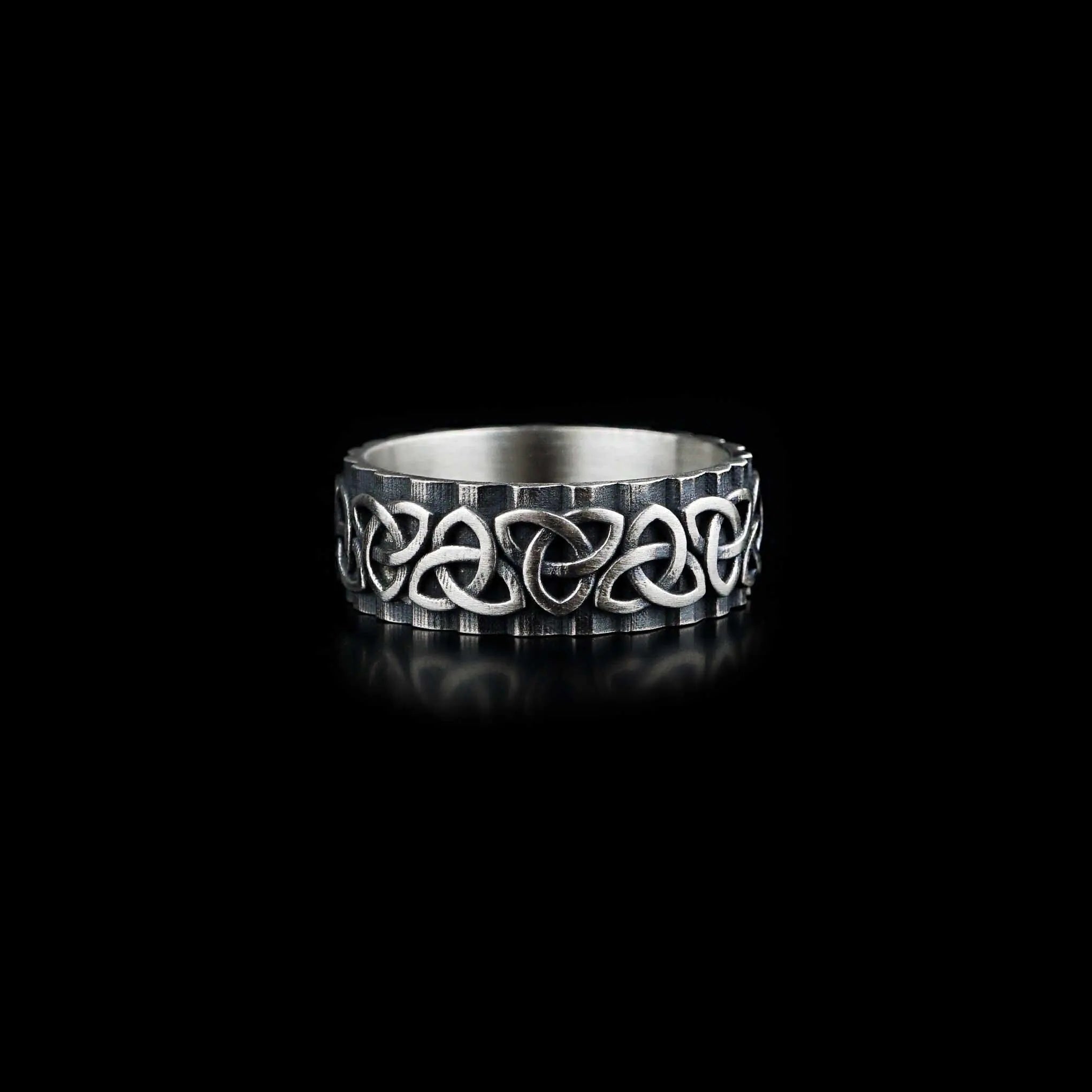 Bague nœud celtique en argent sterling : bijoux celtiques