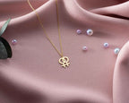 Gold Venus Symbol Necklace: Feminist Jewelry, Girl Power
