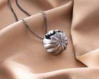 Oxidized Sterling Silver Pumpkin Necklace: Halloween Jewelry Gift   Charmora Jewelry