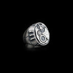 Sterling Silver Steampunk Gear Ring: Mechanical Gothic Jewelry   Charmora Jewelry