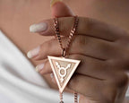 Sterling Silver Transgender Symbol Necklace: LGBT Pride Jewelry