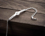Personalized Sterling Silver Couple Bracelet: Valentine’s Gift