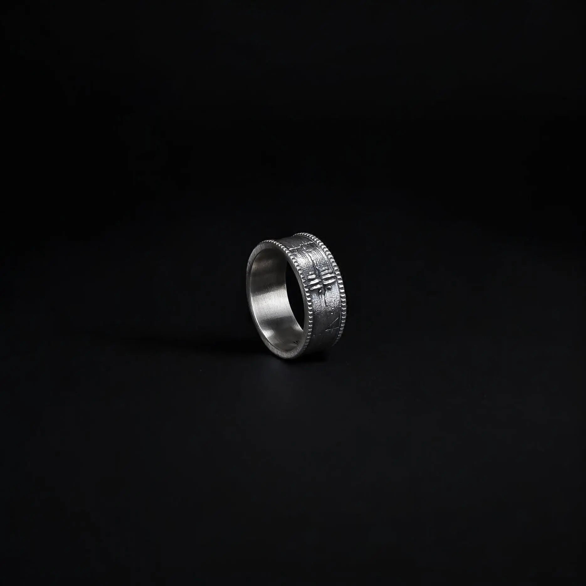 Mens Ring Gift, Gothic Jewelry, Trendy Band, Stylish Statement Piece, Unique Design   Charmora Jewelry