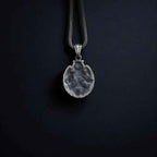 Sterling Silver Owl Pendant Necklace: All-Seeing Eye Illuminati Symbol