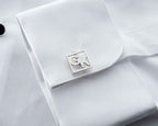 Sterling Silver Custom Initial Cufflinks, Personalized Wedding Gift