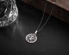 Sterling Silver Angel Devil Skull Pendant Necklace: Punk Biker Jewelry   Charmora Jewelry