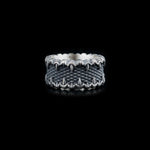 Oxidized 925 Sterling Silver Men's Ring: Handmade Silver Jewelry   Charmora Jewelry