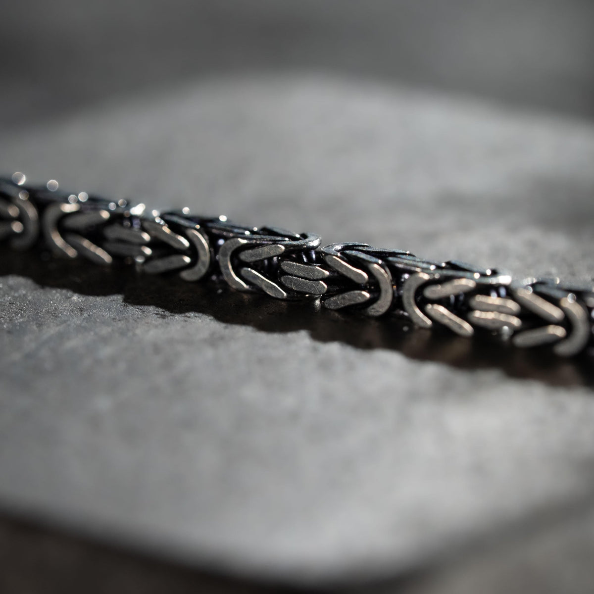 Byzantine Square Chain  Necklace  Charmora Jewelry