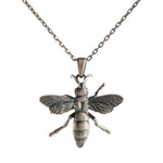 Queen Bee Necklace and Honeycomb Hexagon Ring Jewelry Set  Ring  Charmora Jewelry