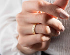 Personalized Sterling Silver Roman Numeral Ring, Anniversary Gift
