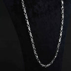 Handmade 925 Sterling Silver Mens Necklace, Elegant Unique Design