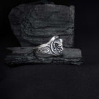 Sterling Silver Ram Ring: Aries Zodiac Jewelry for Men   Charmora Jewelry