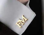 Personalized Sterling Silver Cufflinks: Wedding, Groomsmen Gift   Charmora Jewelry