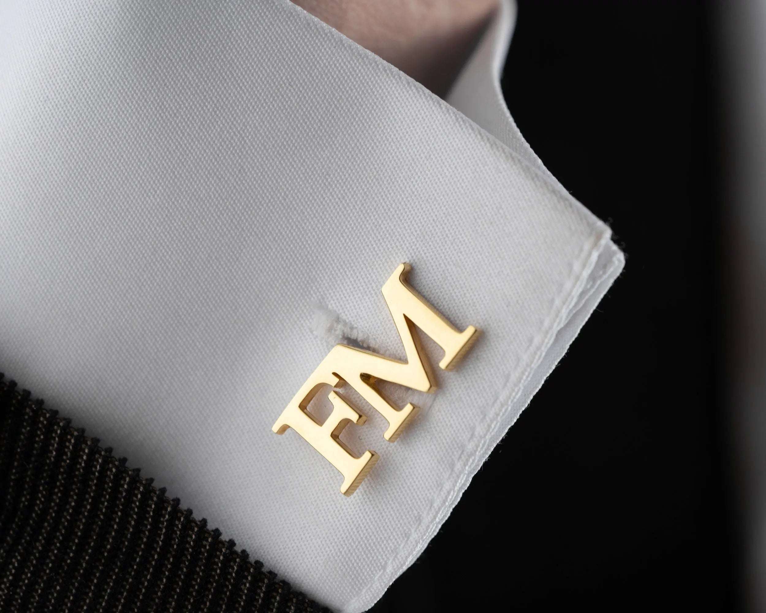 Personalized Sterling Silver Cufflinks: Wedding, Groomsmen Gift   Charmora Jewelry