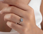 Sterling Silver Evil Eye Ring: Women's Protection Jewelry