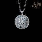 Lord Hanuman Pendant Necklace | 925 Sterling Silver Hindu Spiritual Jewelry