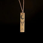 Night Court Velaris Sterling Silver Necklace: Bookish Mountain Pendant   Charmora Jewelry