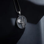 Sterling Silver Howling Wolf Necklace: Handmade Animal Pendant Men   Charmora Jewelry