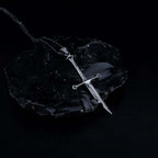 925 Silver Sword Necklace Handmade Warrior Pendant   Charmora Jewelry