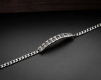 925 Sterling Silver Skull Bracelet for Men: Gothic Chain Gift for Him   Charmora Jewelry