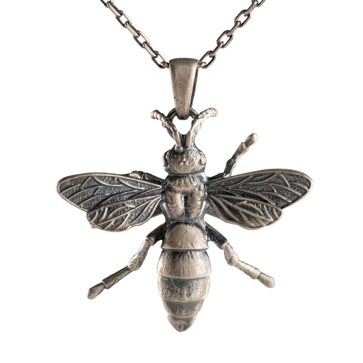 Queen Bee Necklace and Honeycomb Hexagon Ring Jewelry Set  Ring  Charmora Jewelry