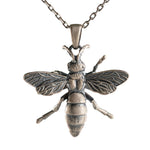Queen Bee Necklace and Honeycomb Hexagon Ring Jewelry Set  Ring  Charmora Jewelry