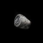 Sterling Silver Star Wars Ring: Jedi Order Symbol, Galactic Jewelry   Charmora Jewelry