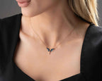 Sterling Silver Archangel Michael Necklace: Guardian Angel Wings
