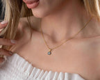 Sterling Silver Evil Eye Necklace: Protective Amulet Pendant