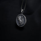 Sterling Silver Howling Wolf Necklace: Handmade Animal Pendant Men   Charmora Jewelry
