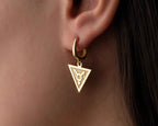 Sterling Silver Transgender Symbol Earrings: LGBTQ Pride Jewelry
