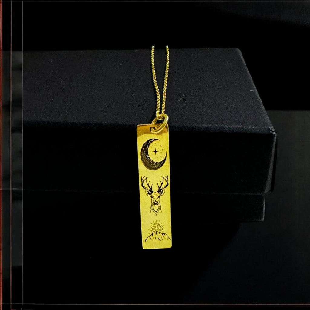 Night Court Velaris Sterling Silver Necklace: Bookish Mountain Pendant