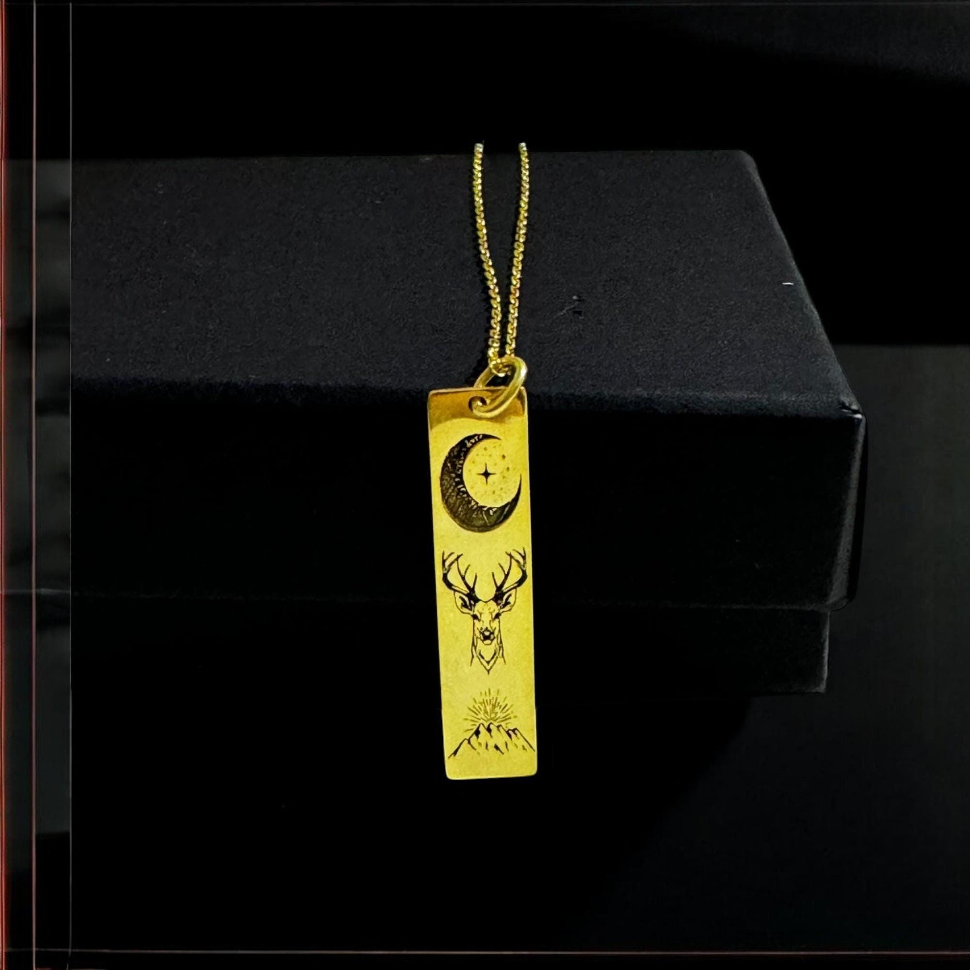 Night Court Velaris Sterling Silver Necklace: Bookish Mountain Pendant