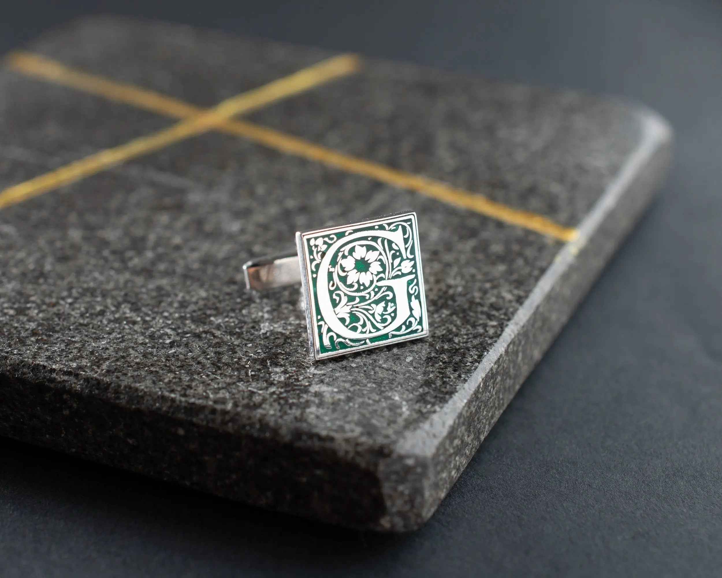 Personalized Football Cufflinks: Engraved Sterling Silver Soccer Gift