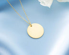 Dainty 18K Gold Over Sterling Silver Necklace: Elegant Women's Jewelry