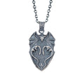 Oxidized Sterling Silver Dragon Pendant Necklace: Handmade Charm