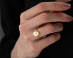 Solid Gold Transgender Symbol Ring: LGBTQ Pride Jewelry