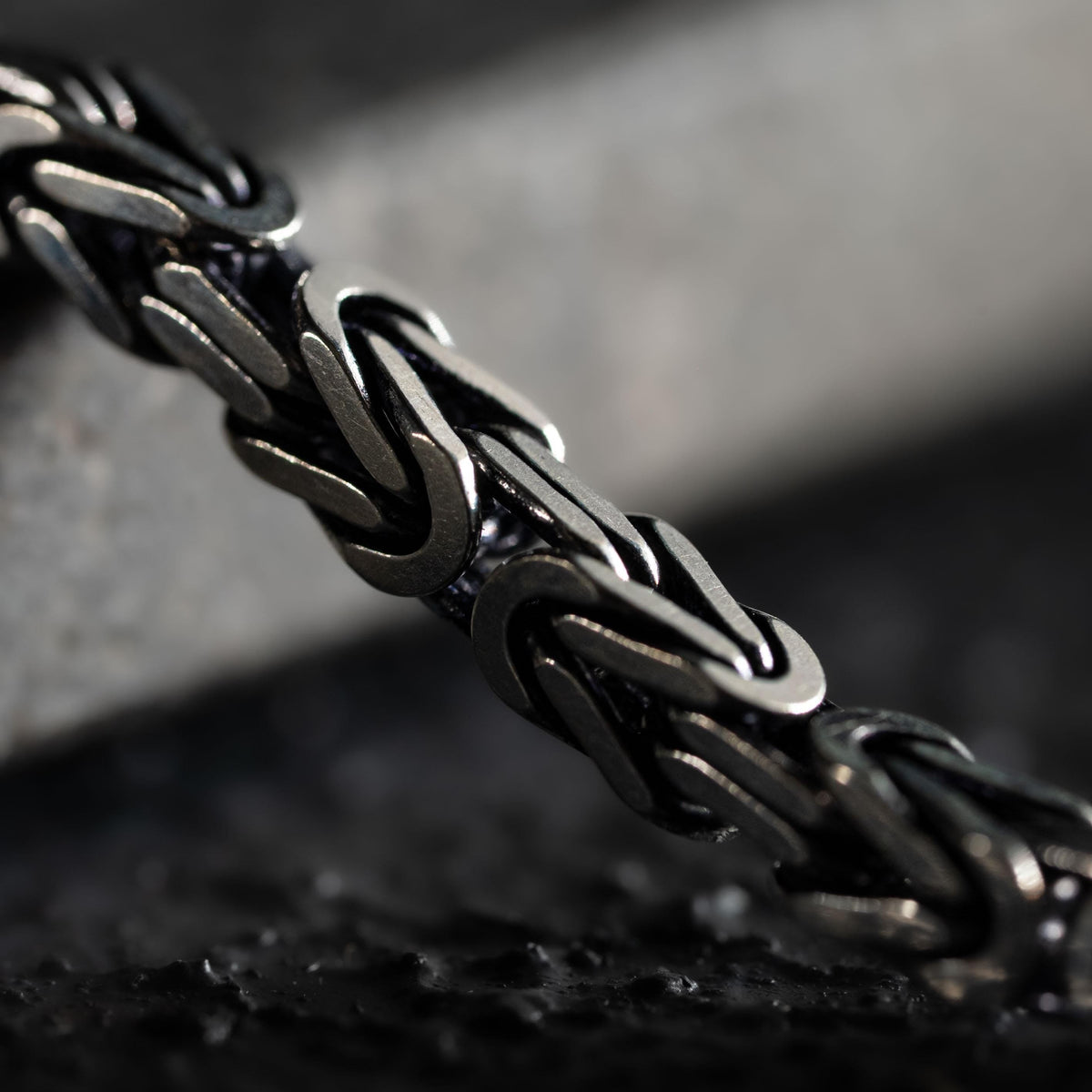 Byzantine Square Chain  Necklace  Charmora Jewelry