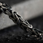 Byzantine Square Chain  Necklace  Charmora Jewelry