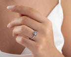 Sterling Silver Evil Eye Ring: Women's Protection Jewelry