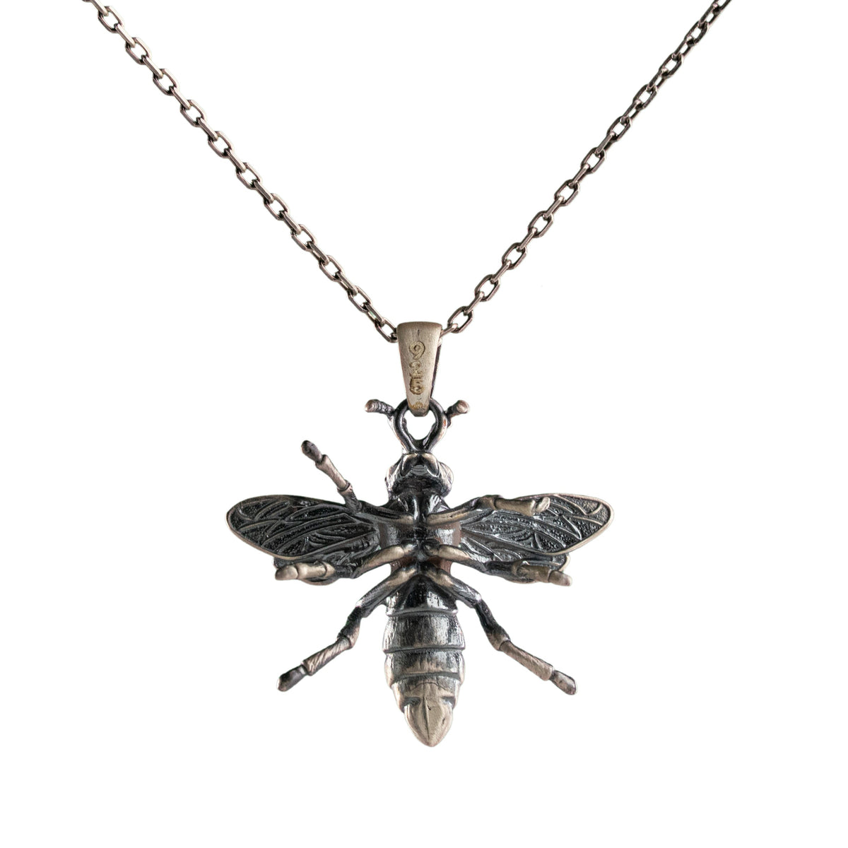 Queen Bee Necklace and Honeycomb Hexagon Ring Jewelry Set  Ring  Charmora Jewelry